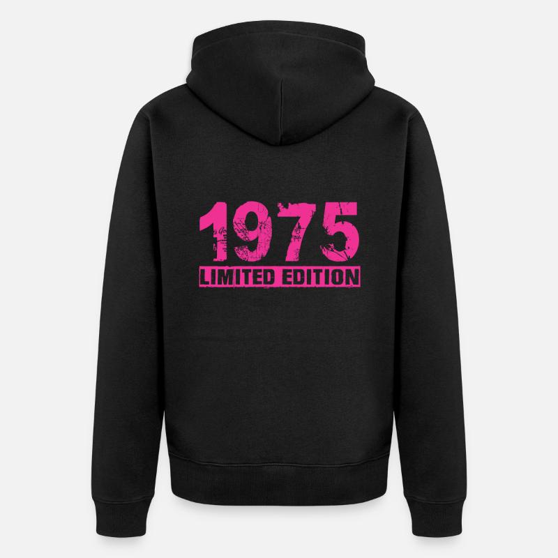 Édition limitée 1975 - Veste à capuche bio Premium Unisexe - noir