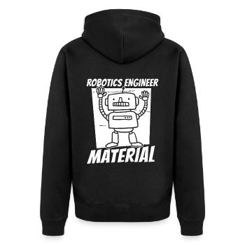 Robotique Ai Robot - Veste à capuche bio Premium Unisexe - noir - Dos - Nico (187cm)