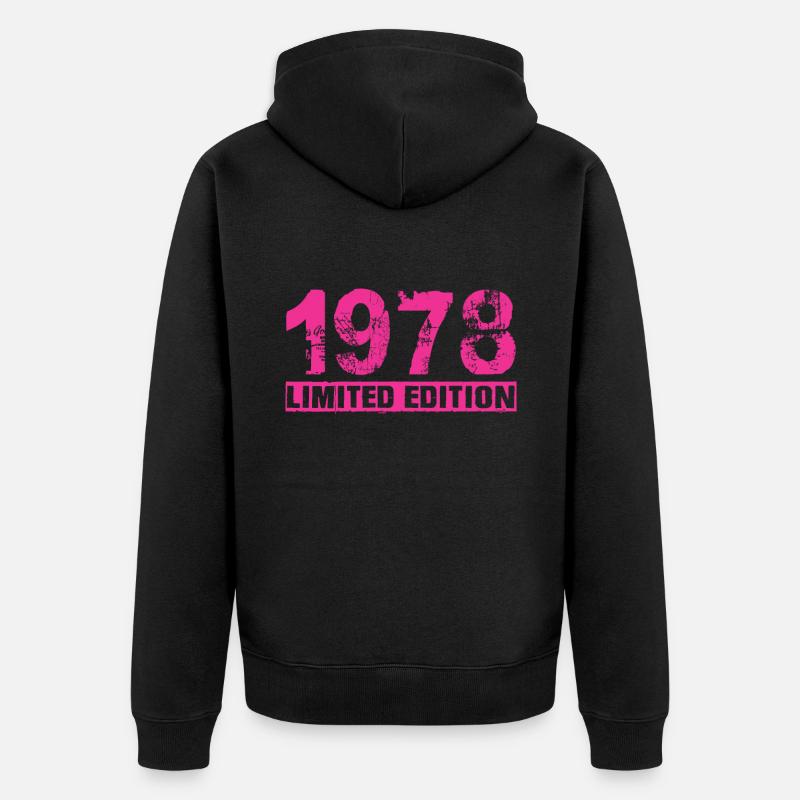 Édition limitée 1978 - Veste à capuche bio Premium Unisexe - noir