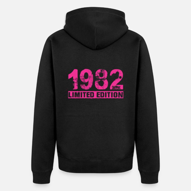 Édition limitée 1982 - Veste à capuche bio Premium Unisexe - noir