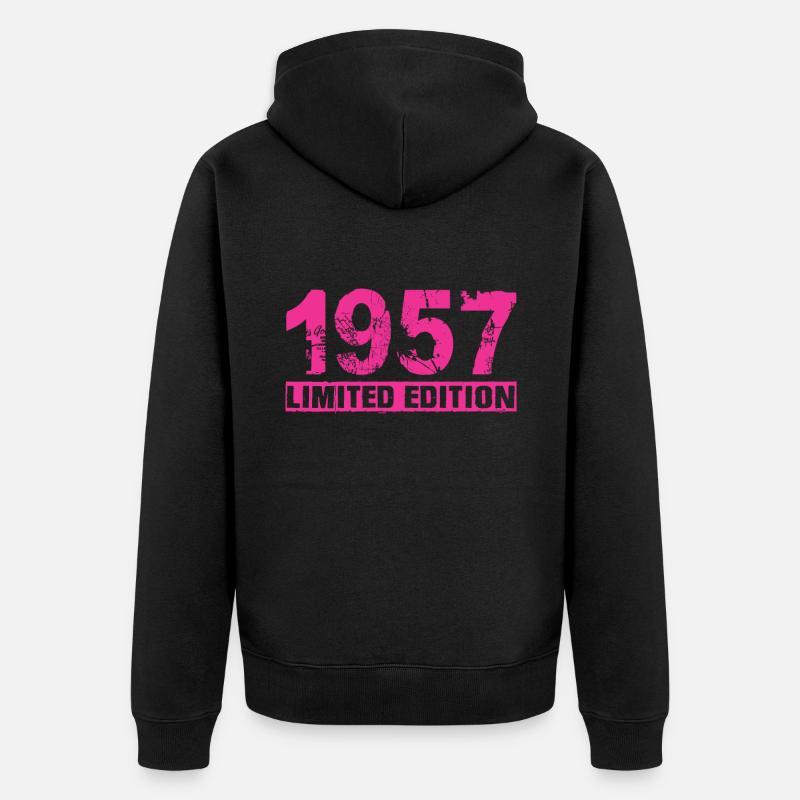Édition limitée 1957 - Veste à capuche bio Premium Unisexe - noir