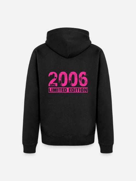Limited Edition 2006 - Unisex Premium Organic Zip Hoodie - black