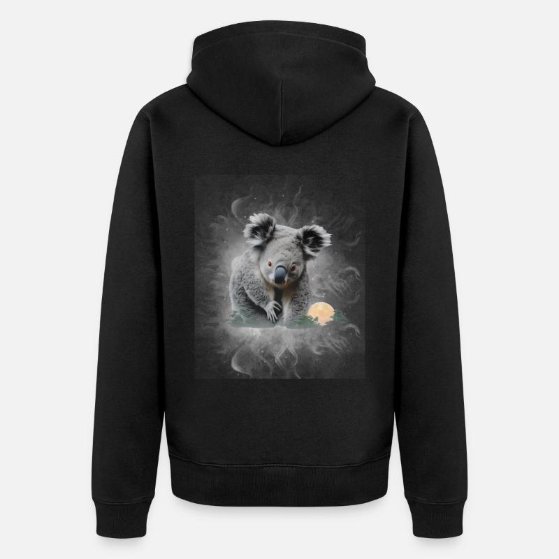 Koala - Veste à capuche bio Premium Unisexe - noir