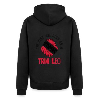 Pays du drapeau Trini Leo Tobago Trinidad Trinidad - Veste à capuche bio Premium Unisexe - noir - Dos - Nico (187cm)