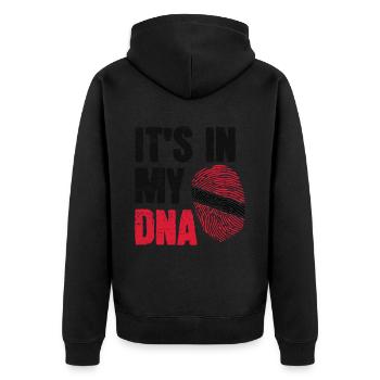 ADN Trini Tobago Trinidad Flag Trinidadian - Veste à capuche bio Premium Unisexe - noir - Dos - Nico (187cm)