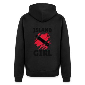 Island Trini Girls Tobago Trinidad Trinidad - Veste à capuche bio Premium Unisexe - noir - Dos - Nico (187cm)
