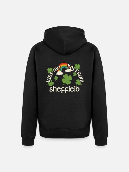Kiss Me - Saint-Patrick Sheffield - Veste à capuche bio Premium Unisexe - noir