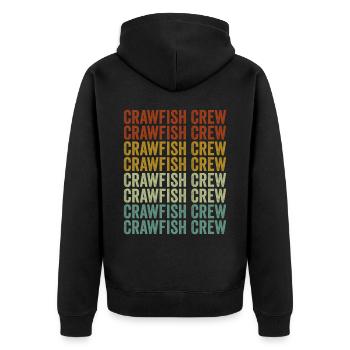 Équipage d’écrevisses Cuisinier Amateurs d’écrevisses Cajun L - Veste à capuche bio Premium Unisexe - noir - Dos - Nico (187cm)