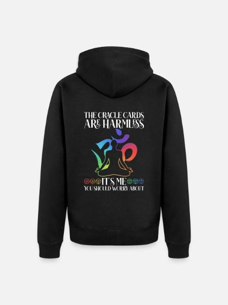 Reiki Spiritueller - Unisex Premium Organic Zip Hoodie - black