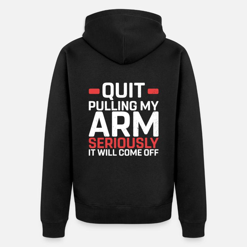 Amputation - Veste à capuche bio Premium Unisexe - noir