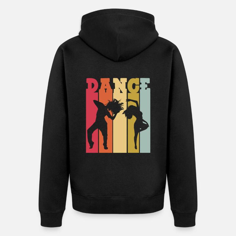 Break Dance - Unisex Premium Bio Zip Hoodie - Schwarz