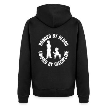 Taekwondo Taekwondo Dad - Unisex Premium Organic Zip Hoodie - black - Back - Nico (187cm)