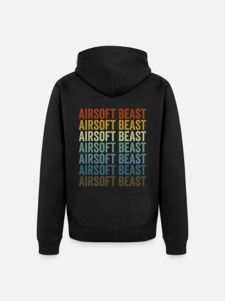 Airsoft Beast Airsoft Airsoft Game - Unisex Premium Organic Zip Hoodie - black