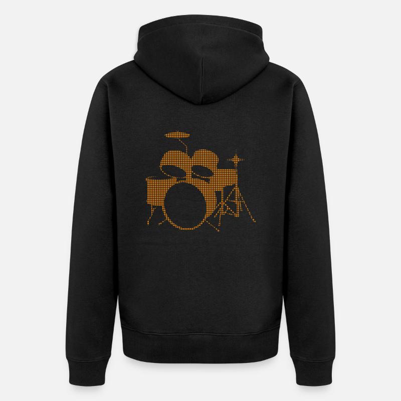 Percussion - Veste à capuche bio Premium Unisexe - noir