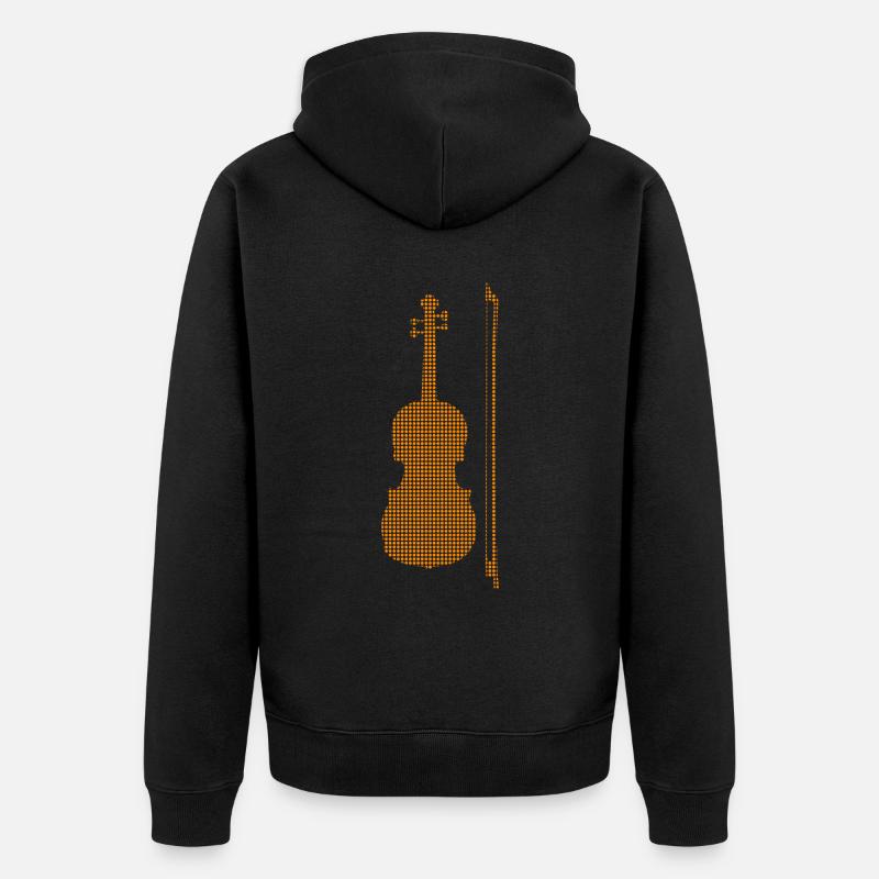 Violon - Veste à capuche bio Premium Unisexe - noir
