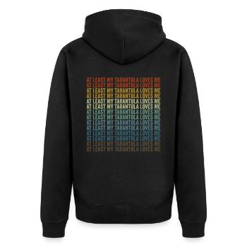 Au moins ma tarentule m’aime araignée tarentule - Veste à capuche bio Premium Unisexe - noir - Dos - Nico (187cm)