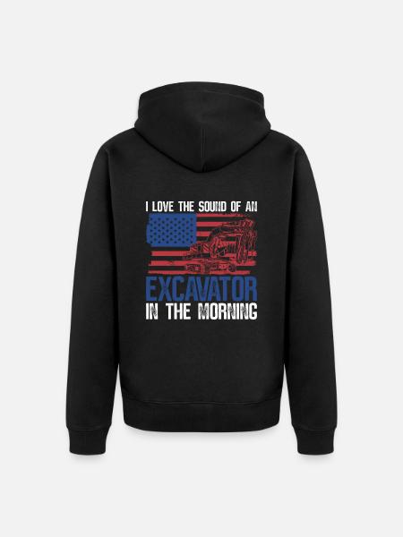 Bagger Baggern Sandbagger - Unisex Premium Organic Zip Hoodie - black