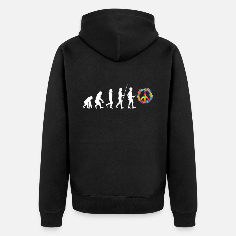 Hippie - Veste à capuche bio Premium Unisexe - noir