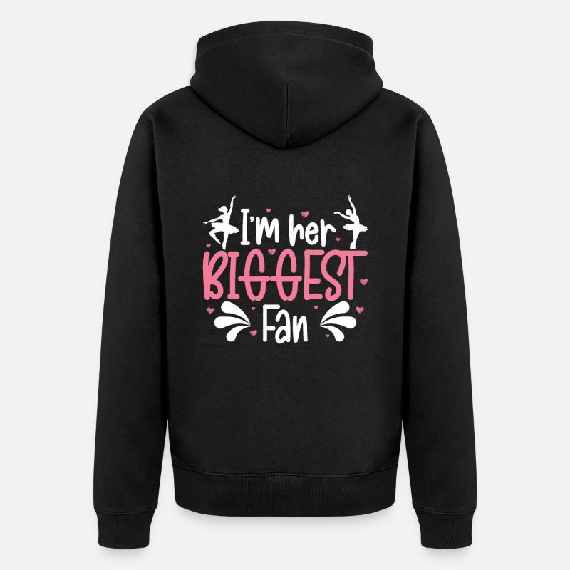 Ballet - Veste à capuche bio Premium Unisexe - noir