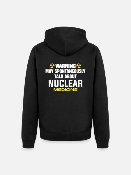 NUC Med Squad, Médecine nucléaire - Veste à capuche bio Premium Unisexe - noir