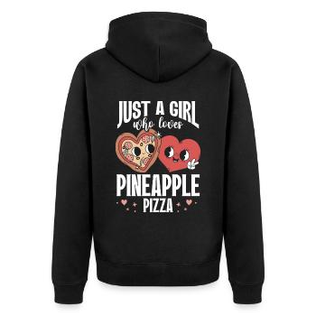 Pizza Baker Cadeau Italie Pizza Lovers Pizza - Veste à capuche bio Premium Unisexe - noir - Dos - Nico (187cm)