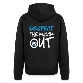 Anesthesiologist, Anesthesiology - Unisex Premium Organic Zip Hoodie - black - Back - Nico (187cm)