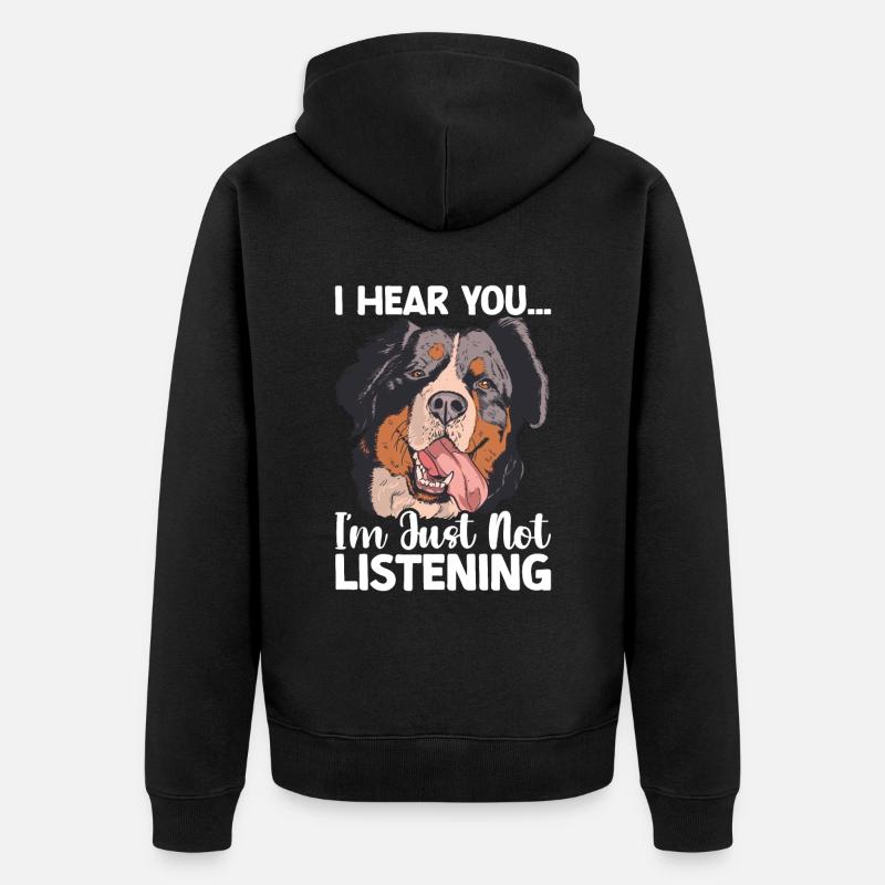 Bernois - Veste à capuche bio Premium Unisexe - noir