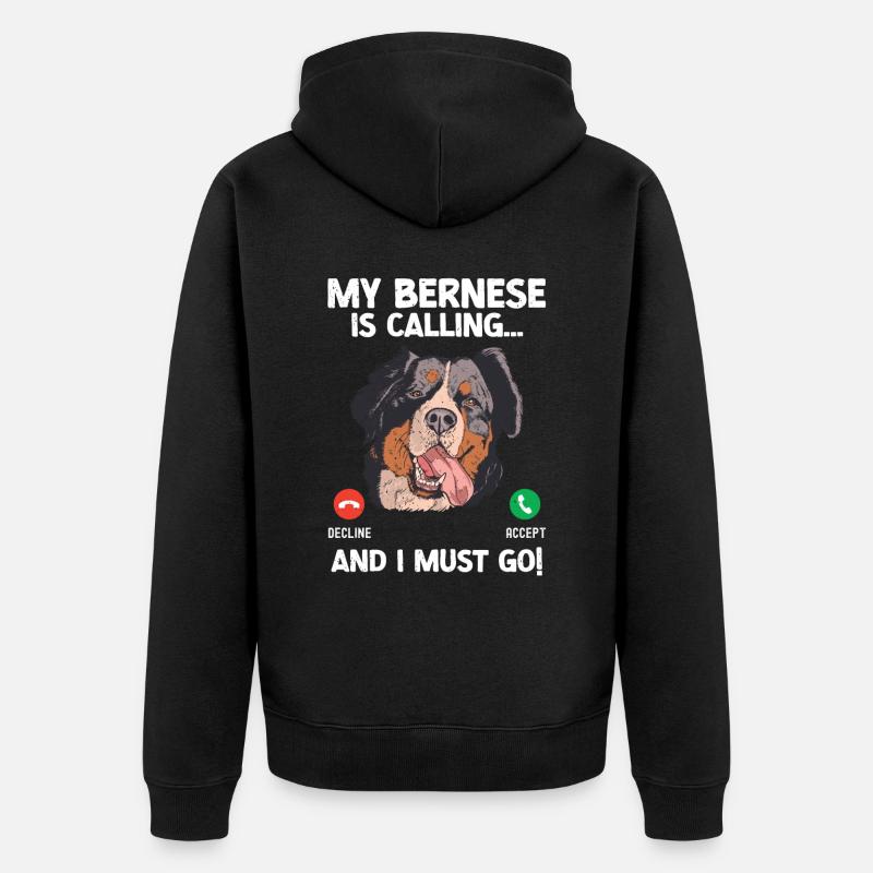 Berner - Unisex Premium Bio Zip Hoodie - Schwarz