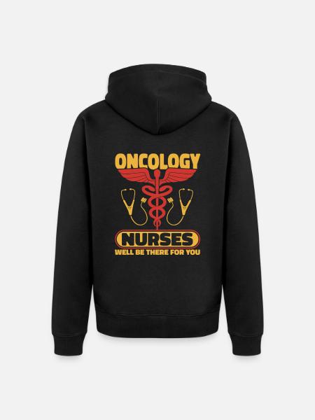 Stéthoscope infirmier - Veste à capuche bio Premium Unisexe - noir