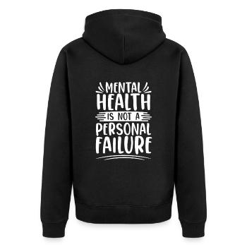 Psychologie Psychologue - Veste à capuche bio Premium Unisexe - noir - Dos - Nico (187cm)