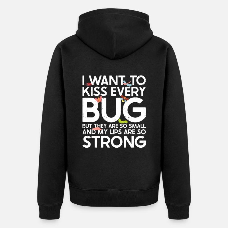 Insecte - Veste à capuche bio Premium Unisexe - noir