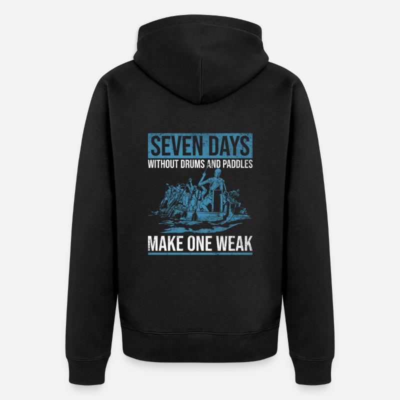 Drachenboot Paddeln Und Drachenboot Trainer - Veste à capuche bio Premium Unisexe - noir