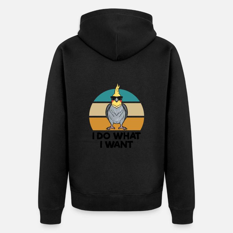 Calopsitte - Veste à capuche bio Premium Unisexe - noir