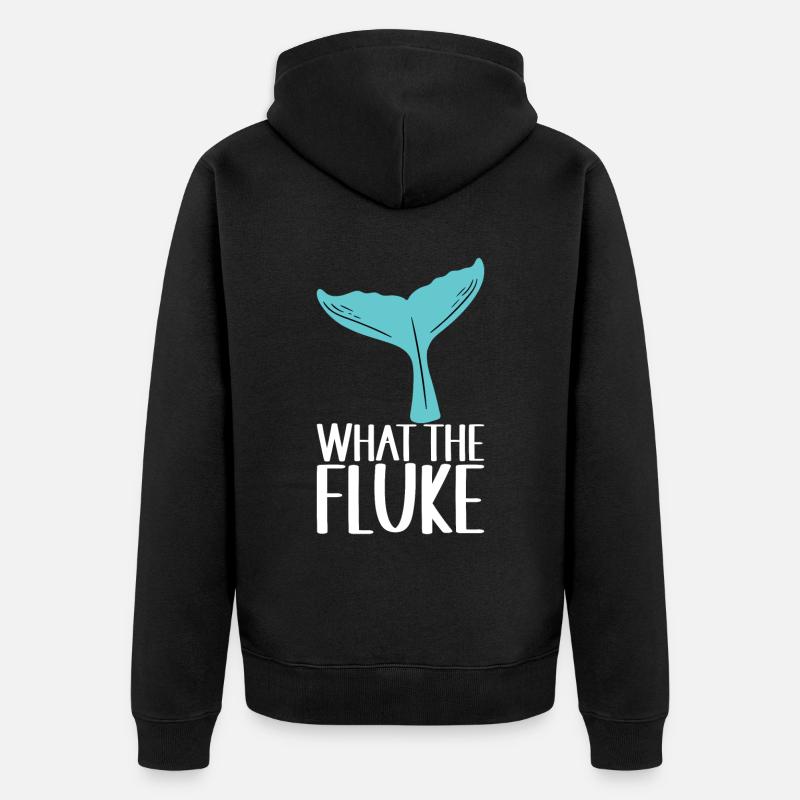 Observateurs de baleines - Veste à capuche bio Premium Unisexe - noir