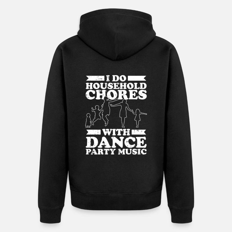 Maman Mère Danseuse Danse Mère - Veste à capuche bio Premium Unisexe - noir
