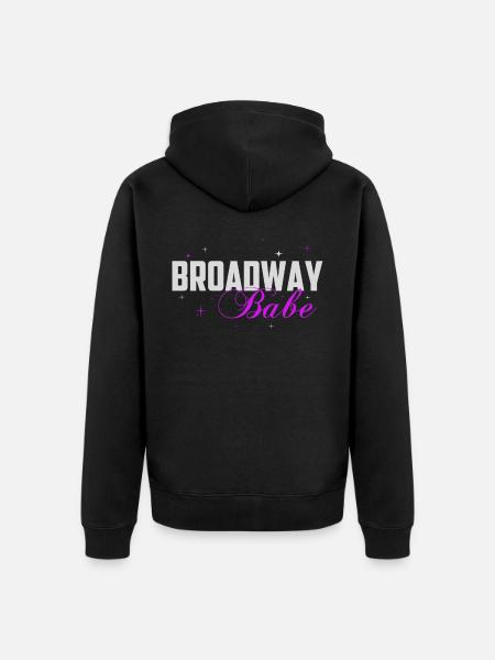 Broadway, Musical, Theatre nerd - Unisex Premium Organic Zip Hoodie - black