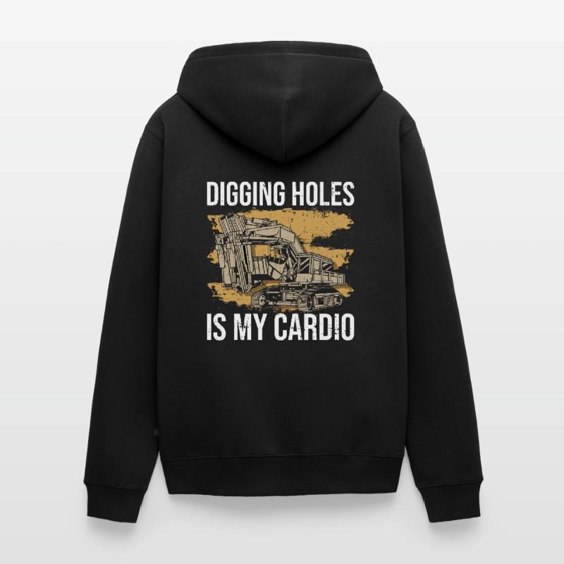 Baggerbagger Bagger Schwerer Equipmanet Operator Unisex Premium Organic Zip Hoodie