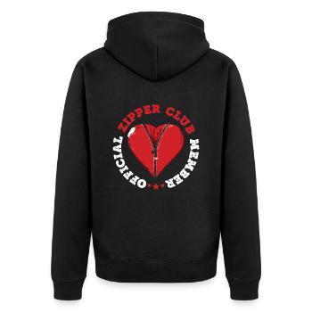 Herz OP Herzchirurgie Herzinfarkt - Veste à capuche bio Premium Unisexe - noir - Dos - Nico (187cm)