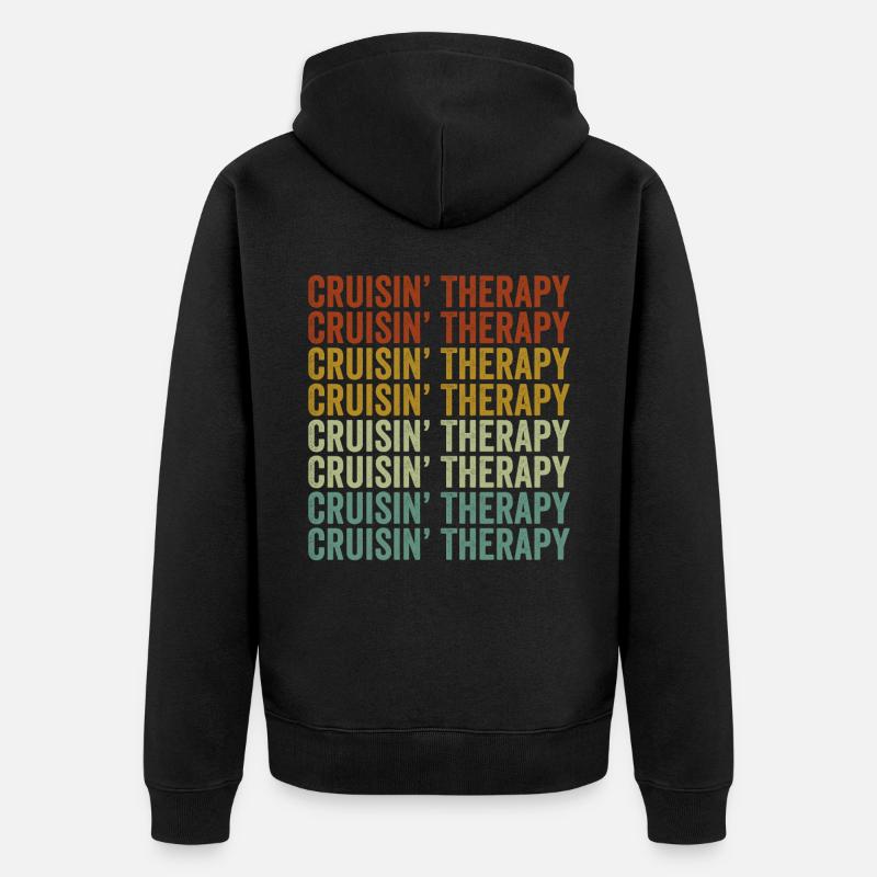Croisière Croisière Vacances - Veste à capuche bio Premium Unisexe - noir