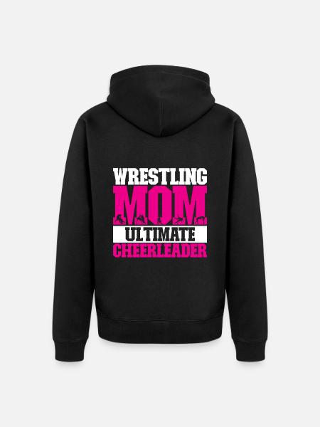 Lutte Maman Lutteuse - Veste à capuche bio Premium Unisexe - noir