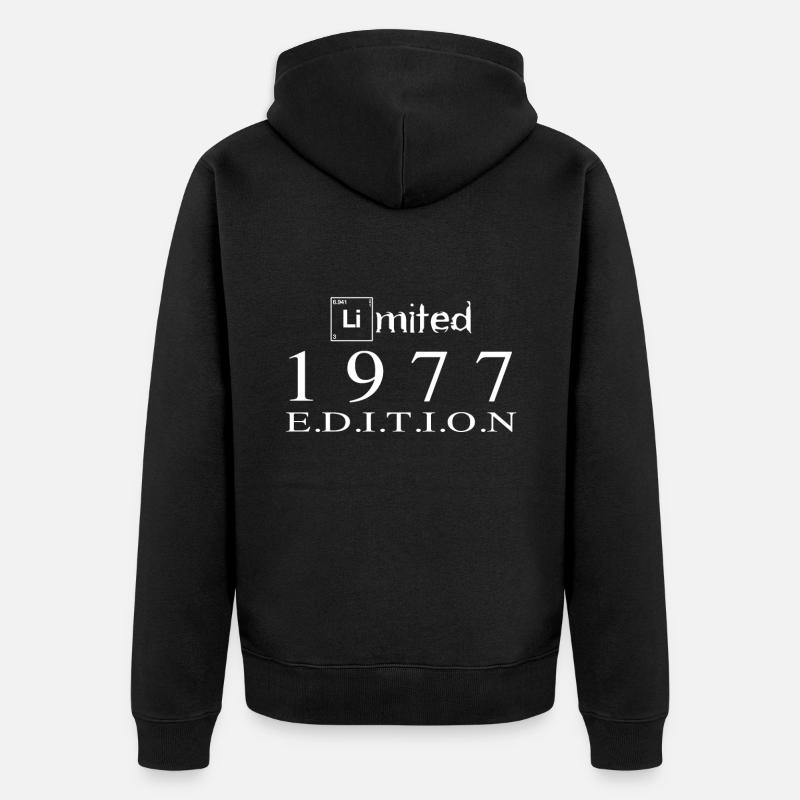 Édition limitée 1977 - Veste à capuche bio Premium Unisexe - noir