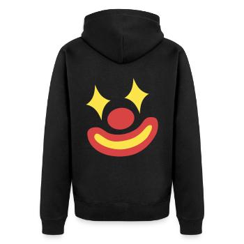 Costume de Clown Carnaval Carnaval - Veste à capuche bio Premium Unisexe - noir - Dos - Nico (187cm)