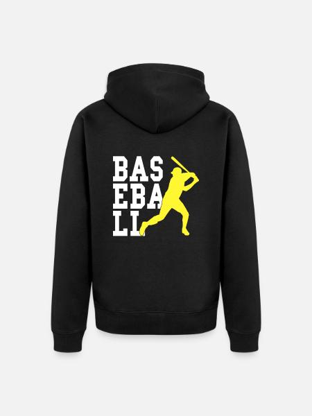 Base-ball - Veste à capuche bio Premium Unisexe - noir