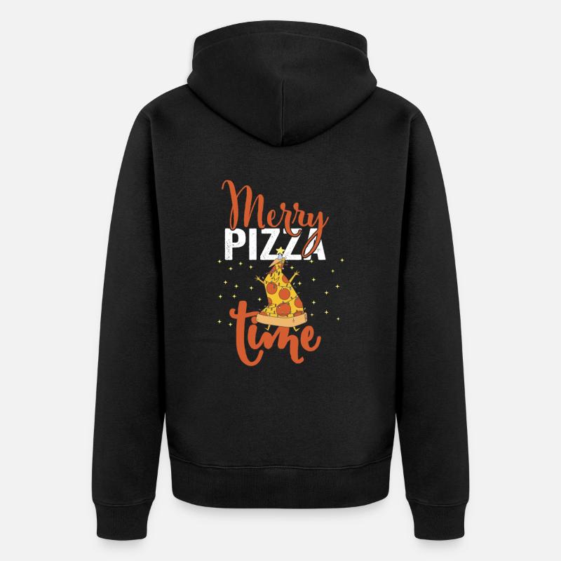 Pizza Experte Pizzabäcker Weihnachten - Veste à capuche bio Premium Unisexe - noir