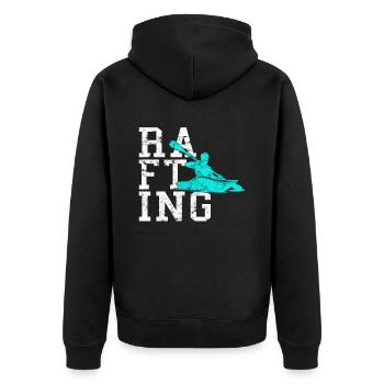 Ramer - Veste à capuche bio Premium Unisexe - noir - Dos - Nico (187cm)
