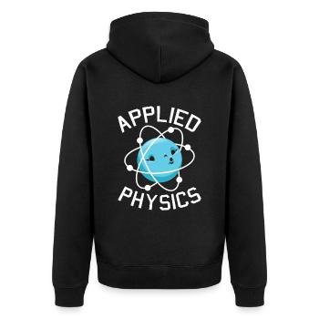 Physique Phyiker Physique appliquée - Veste à capuche bio Premium Unisexe - noir - Dos - Nico (187cm)