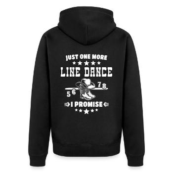 Danse en ligne Danse en ligne - Veste à capuche bio Premium Unisexe - noir - Dos - Nico (187cm)