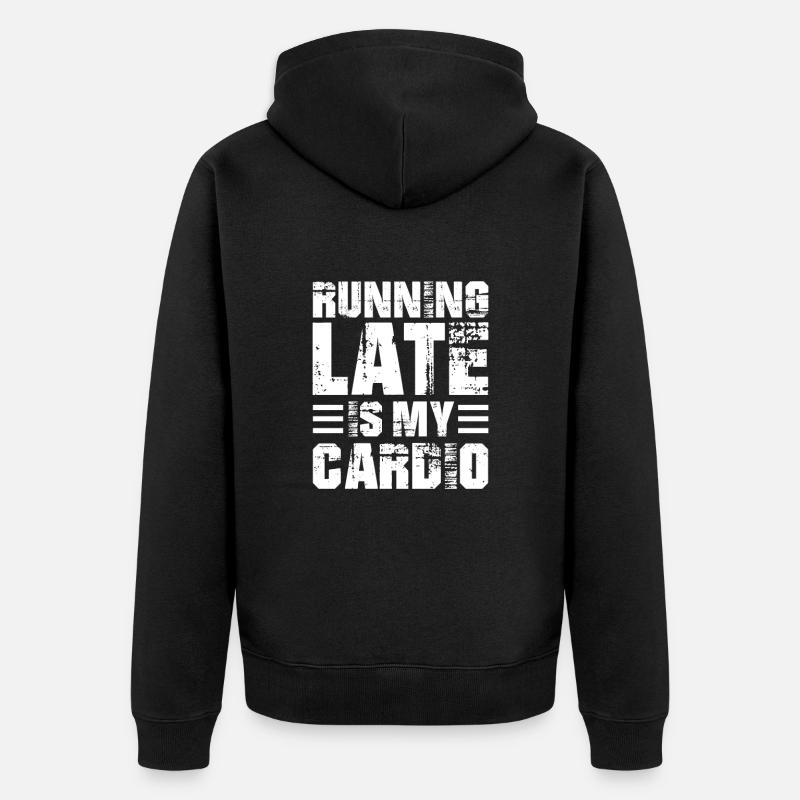 Courir - Veste à capuche bio Premium Unisexe - noir