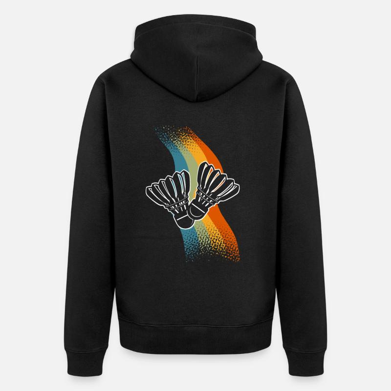 Badminton - Veste à capuche bio Premium Unisexe - noir