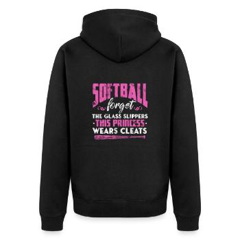 Softball - Veste à capuche bio Premium Unisexe - noir - Dos - Nico (187cm)